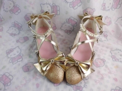 Antaina -Sweet Tea Party- Glitter and Matte Lolita Shoes