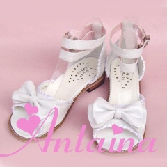 Antaina Sweet Lolita Heels Sandals with Ruffle Trims