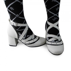 Antaina Classical Heel Shoes Lolita Ribbon Sandals
