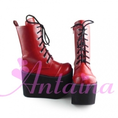 Antaina Lolita High Platform Boots - 4 Colors Available
