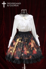 Neverland Lolita (SuffleSong) -Maiden's Secret Garden- Vintage Lolita Skirt