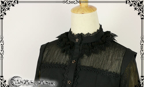 Normal style collar blouse