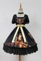Neverland Lolita(SouffleSong) -The Song of Time- Short Sleeves Lolita OP Dress