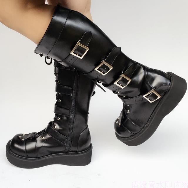 Matte Black & 4cm heel + 2cm platform