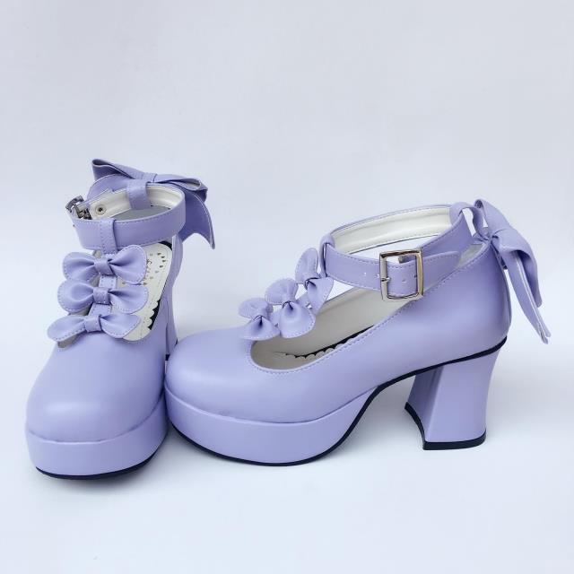 Matte Purple & 7.5cm heel + 3cm platform