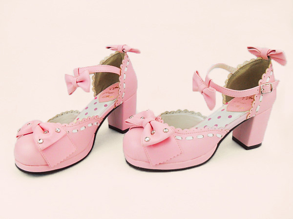 Pink & 7cm heel + 1.5cm platform