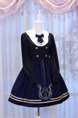 Chess Story -The Magic Music Academy- Embroidery Lolita OP Dress