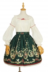 Yolanda -Fleurs et écho- Classic Lolita Skirt