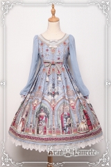 Krad Lanrete -Barbe Bleue- Vintage Classic Lolita OP Dress