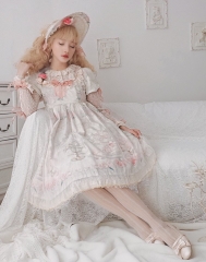 This Time -My First Love- Sweet Classic Lolita OP Dress