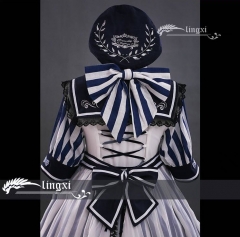 LingXi -Candy Academy- Sweet Sailor Lolita Embroidery Beret