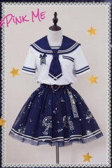 AloisWang -The Romantic Universe- Sailor Lolita Skirt and Blouse Set