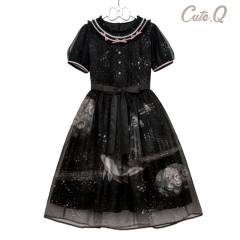 Cute.Q -Whales of the Universe- Long Version Lolita OP Dress