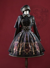 Bakemono -The Elegy of Valkyrie- Military Lolita Skirt