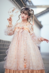 Fantastic Wind -The Blooming Flowers- Qi Lolita OP Dress Version II