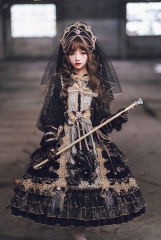 Arcadian Deer -Nightmare at Daybreak- Classic Gothic Lolita OP Dress