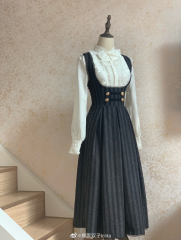 Moluo Lolita -My School Days- 2020 Version Lolita Corset Jumper Dress