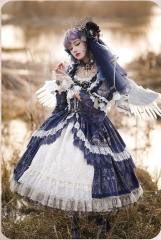 Miracles -The Shape of the Sea- Vintage Classic Lolita OP Dress