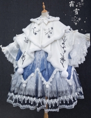 Bramble Rose -An Ode to Winter of Four Seasons- Lolita Cape and Accessories