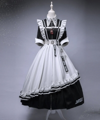 LilithHouse -Cyber Maid- Lolita Dress Set Version I