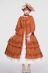 Yupbro -Aillywei- Vintage Classic Lolita OP Dress and Underskirt
