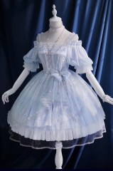 Fantasy Mirror -The Girl Hidden in the Seep Sea- Lolita OP Dress Set