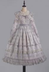 The Spring Bells Vintage Classic Lolita OP Dress and Jumper Dress