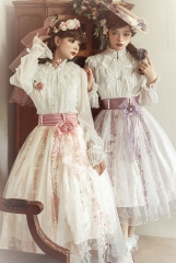 ZeeYe Studio -Monica's Garden- Vintage Classic Lolita Skirt