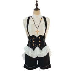 Immortal Thorn -Poem of the Night- Ouji Lolita Corset and Shorts