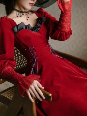 The Slient Lady Vintage Classic Lolita OP Dress