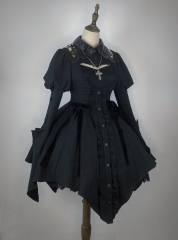 The Dark Butterfly Gothic Lolita Steampunk Lolita OP Dress