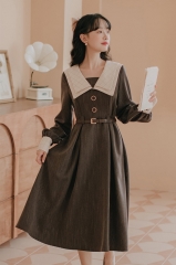 Romantic Journey Vintage Classic Casual Lolita OP Dress