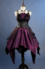 Doris Night -The Steampunk Maiden- Lolita Jumper Dress Set