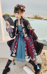 The Fan Dance Qi Lolita OP Dress and Top Wear Set