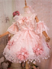 Bramble Rose -Sakura Hime- Vintage Classic Lolita Jumper Dress Set