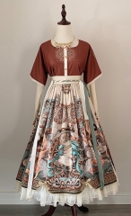The Cat from DunHuang Qi Lolita Skirt