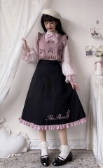 The Miniature Roses Vintage Classic Lolita Sweater, Blouse and Skirt