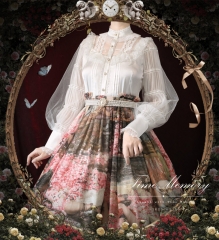Spinning Flowers in the Mist Lolita Blouse