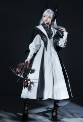 The Scales of Loong Gothic Lolita Jumper Dress and Its Matching Jacket