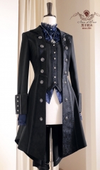 The Wings of the Bat Gothic Lolita Ouji Lolita Jacket (Male Version)